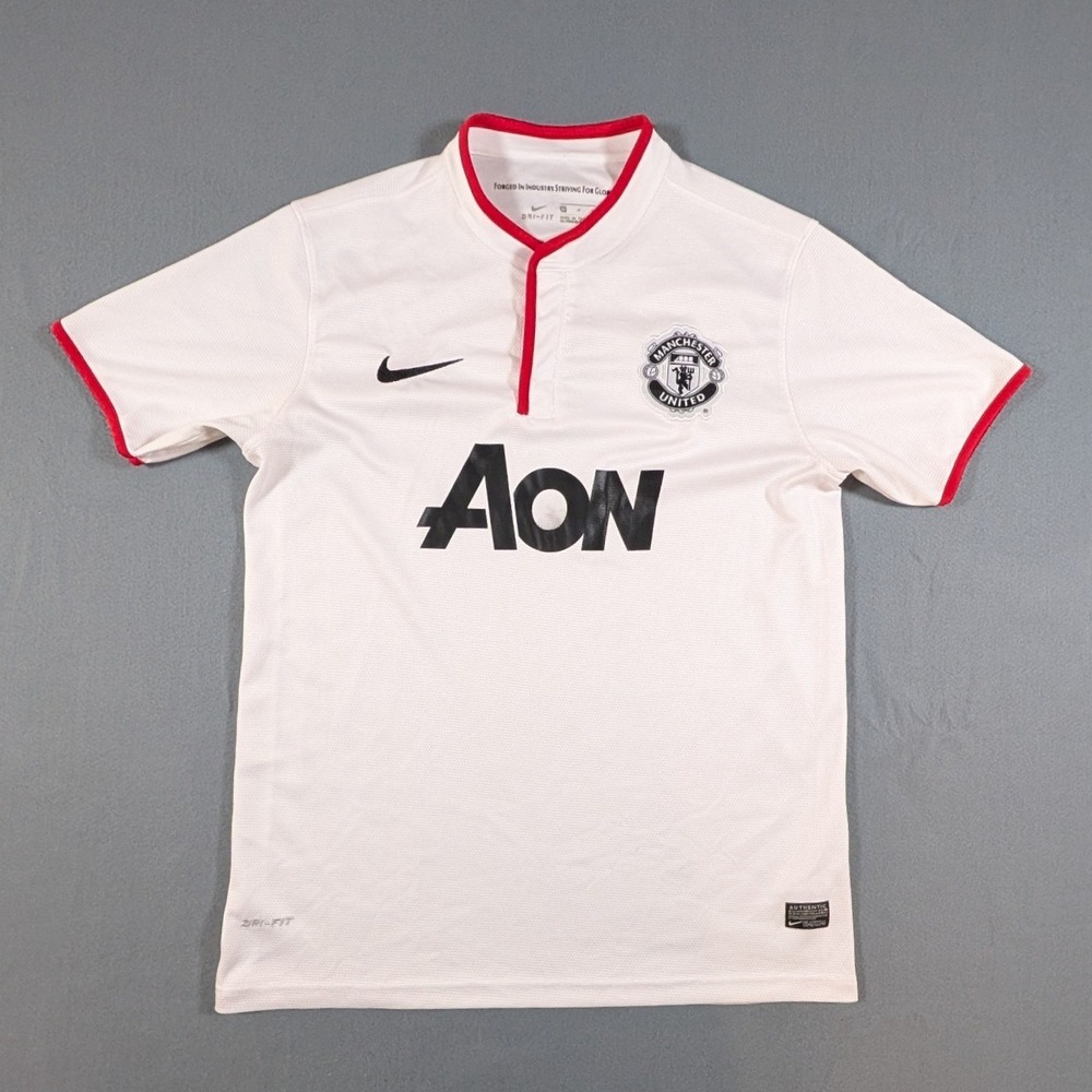 Nike Manchester United Jersey Mens Medium White 2021-22 Away Dri-FIT CV7891-428